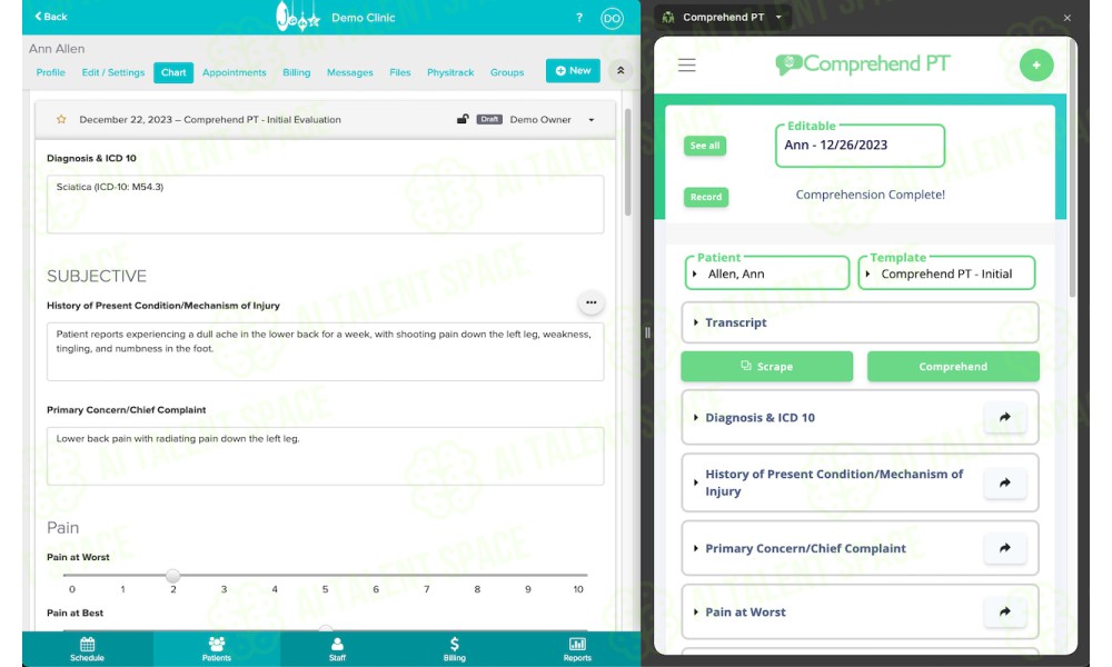 Comprehend PT Integration for EMR - Image 3