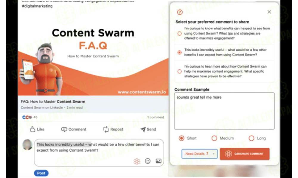 AI LinkedIn Comment Generator - Image 2