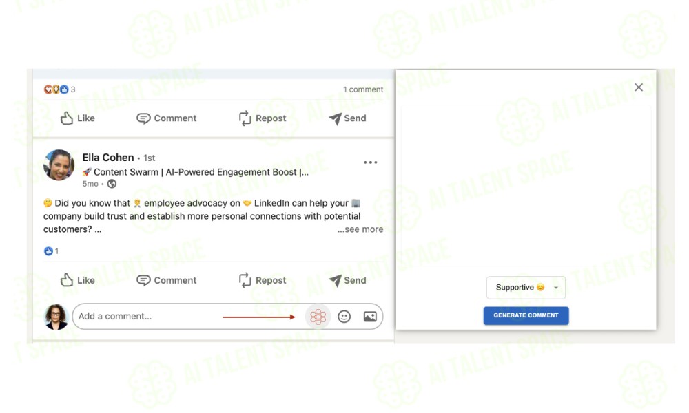 AI LinkedIn Comment Generator - Image 3