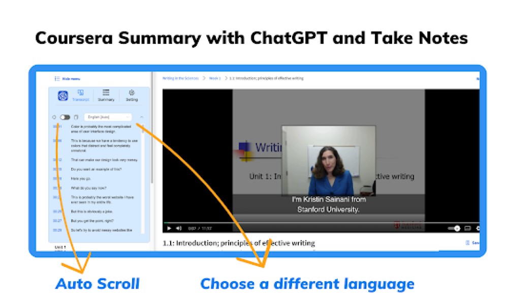 Coursera Summary with ChatGPT and Take Notes