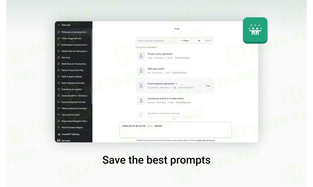 CrowdGPT Chrome Extension - Image 3