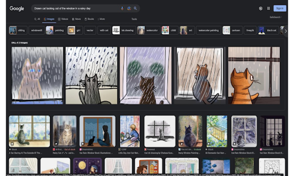 DALL-E 2 Google Extension
