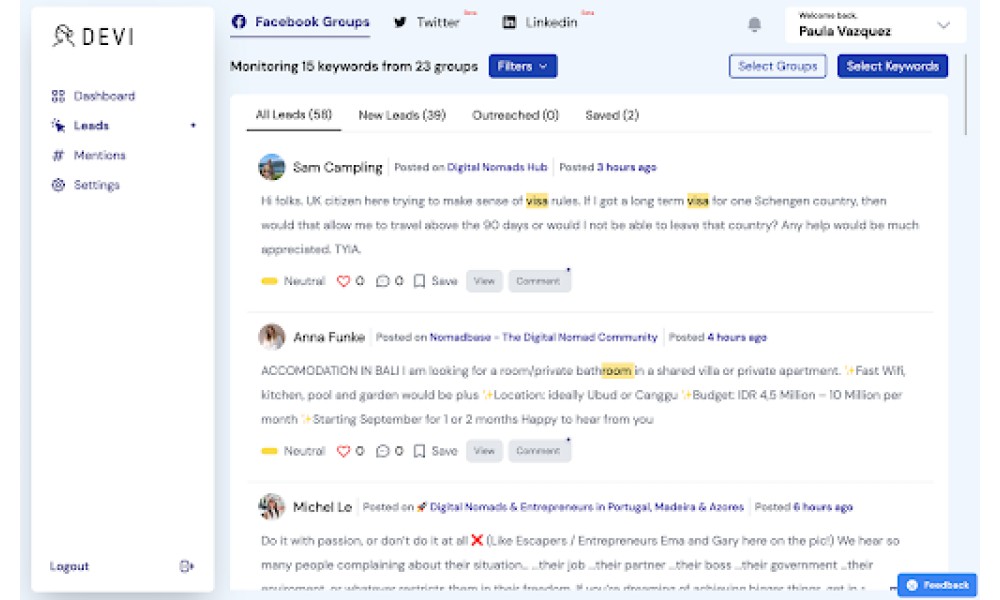Devi AI Lead Generation Assistant