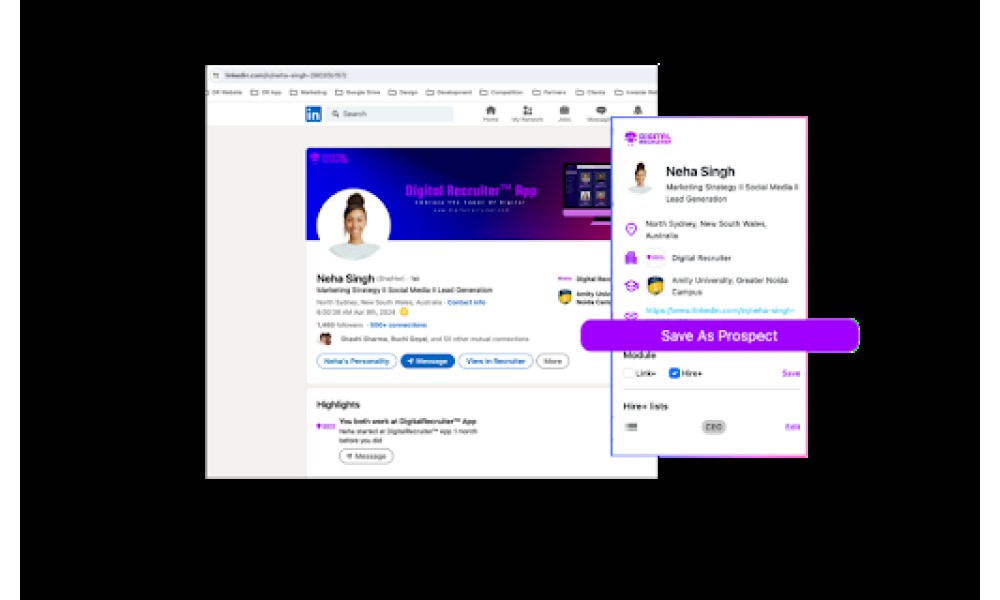 DigitalRecruiter™ Chrome Extension