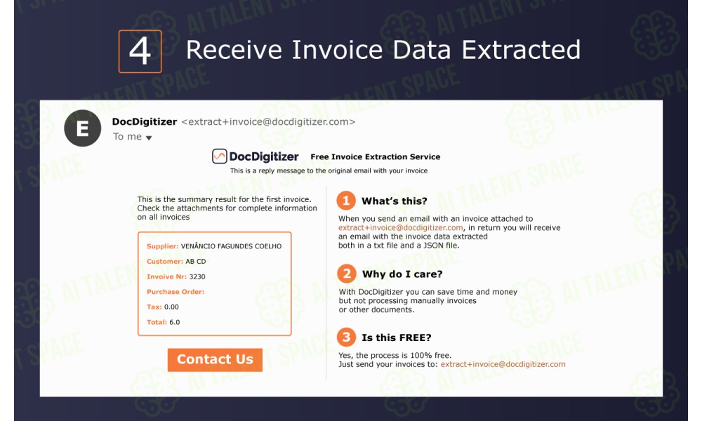 DocDigitizer Invoice Extractor - Image 2