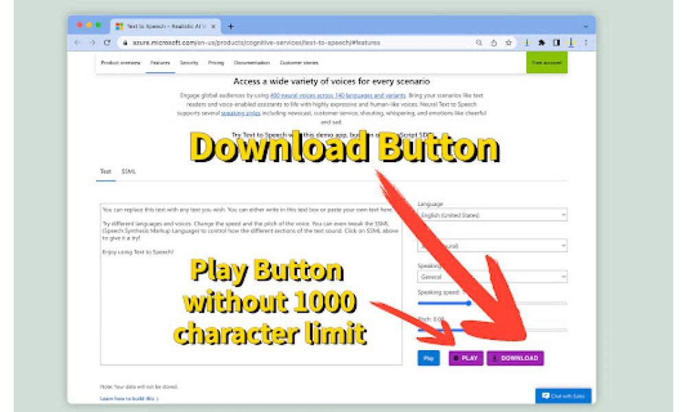Microsoft™ Text-to-Speech