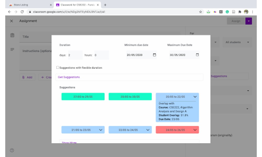 Classroom Assignment Scheduler