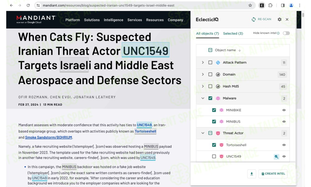 EclecticIQ Threat Scout - Image 1