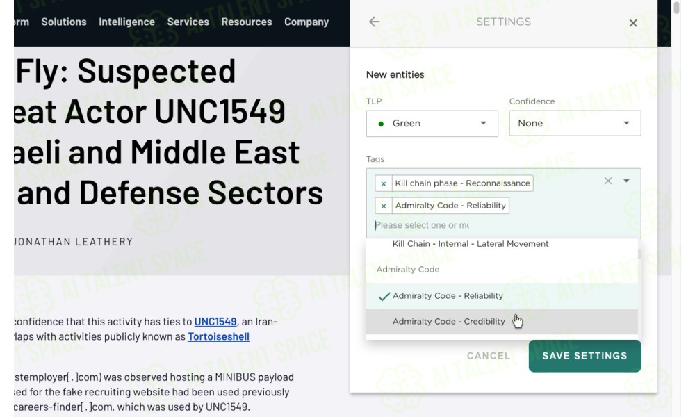 EclecticIQ Threat Scout - Image 2