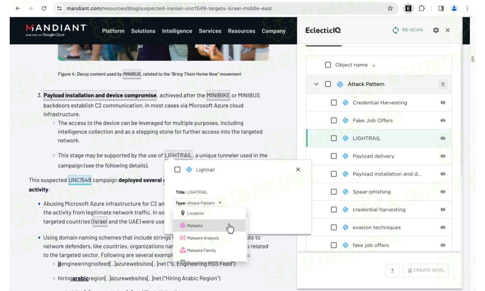 EclecticIQ Threat Scout - Image 4