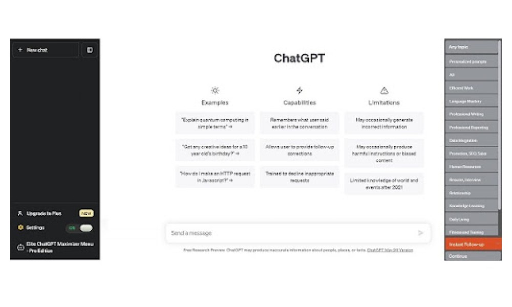 Elite ChatGPT Maximizer