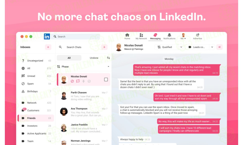 Flamingo - LinkedIn Messenger - Image 1