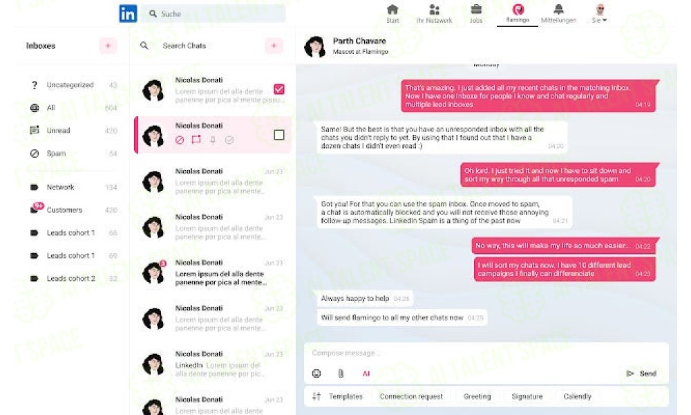 Flamingo - LinkedIn Messenger - Image 4