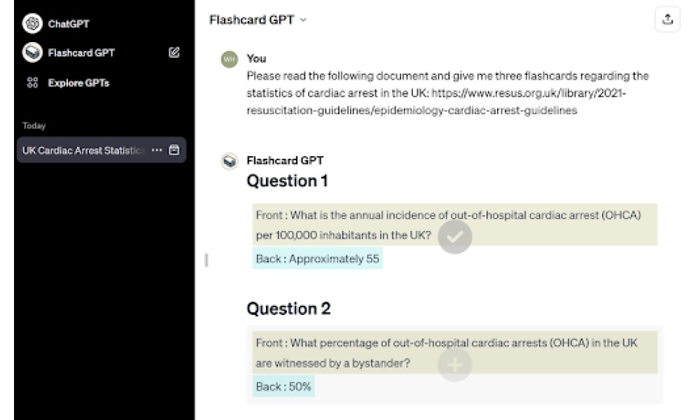 Flashcard GPT