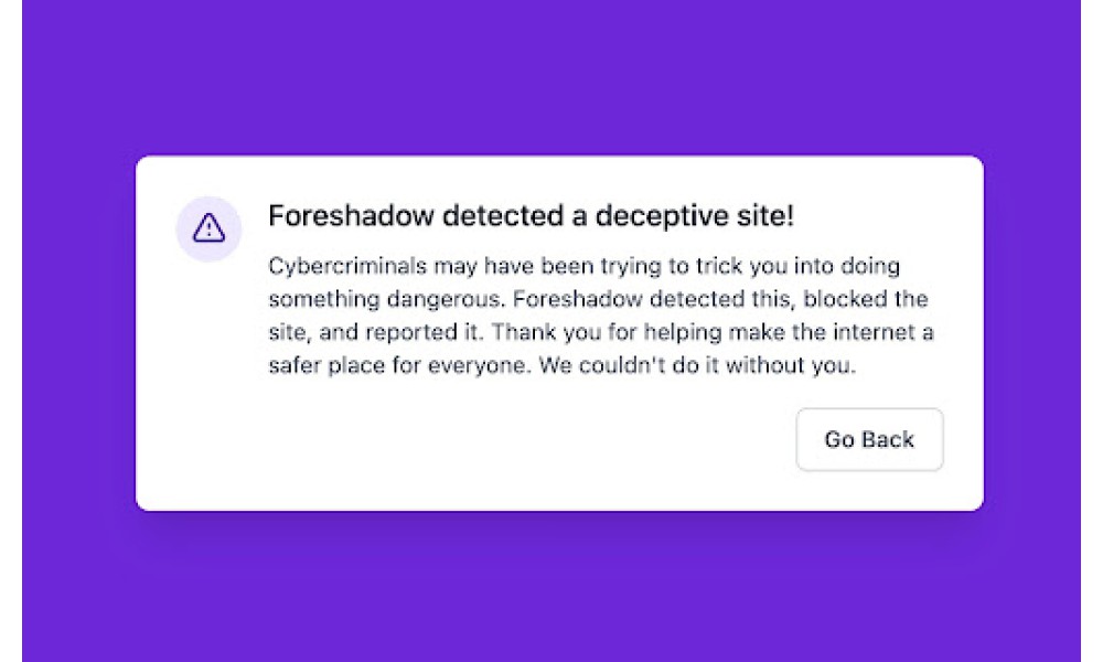 Foreshadow Anti-phishing