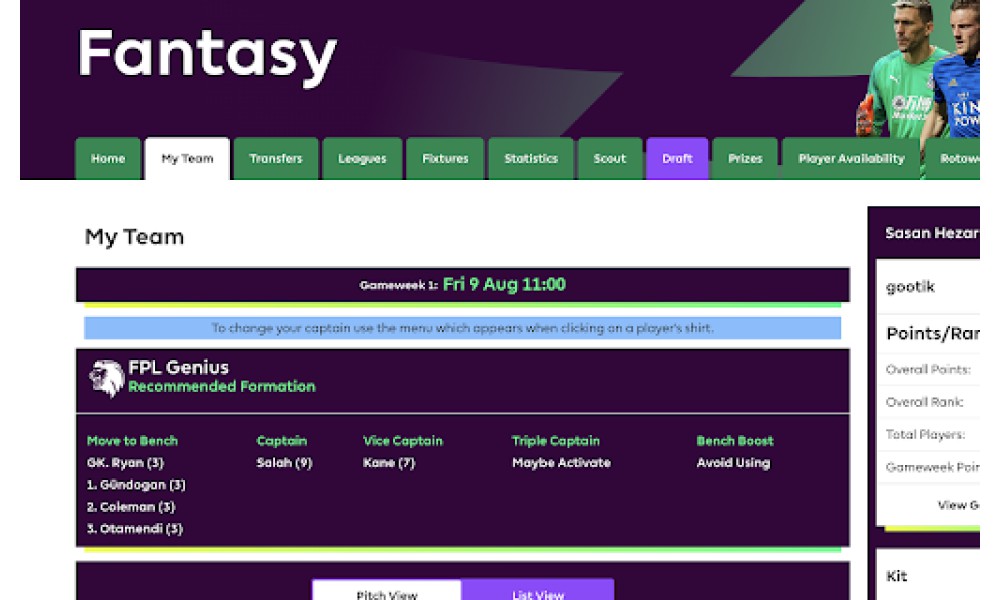 FPL Data Analysis