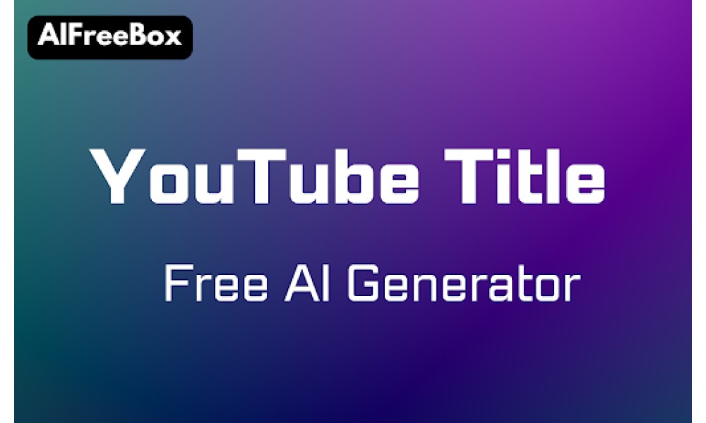 AI YouTube Title Generator