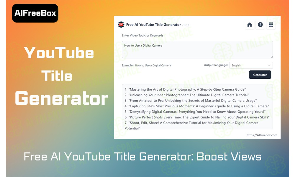 AI YouTube Title Generator - Image 3