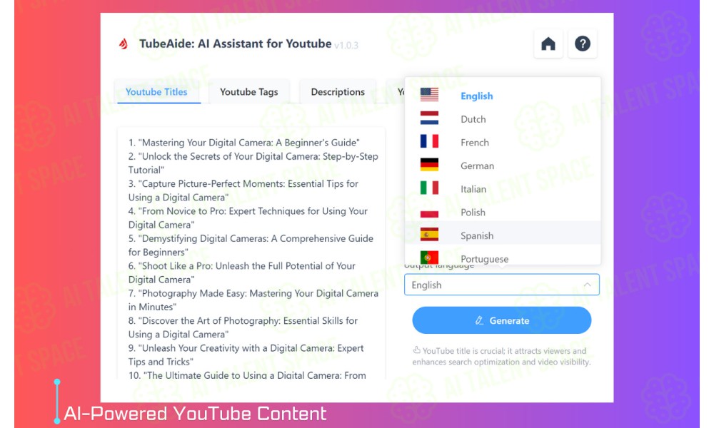 AI YouTube Title Generator - Image 5