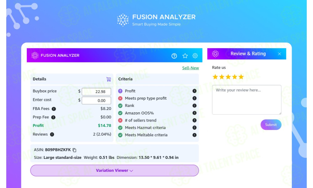 Fusion Analyzer - Image 1