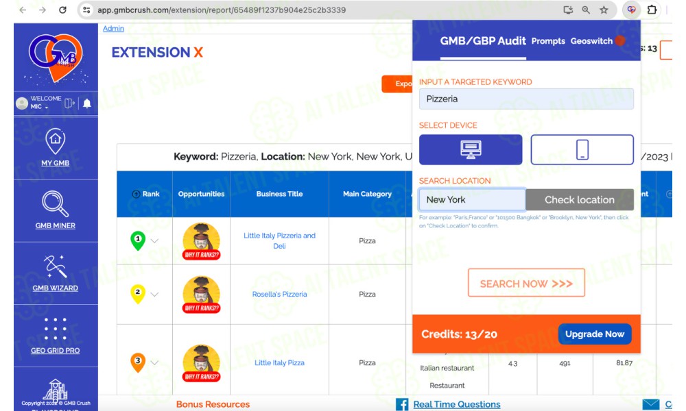 GMB Crush Chrome AI Assistant - Image 1