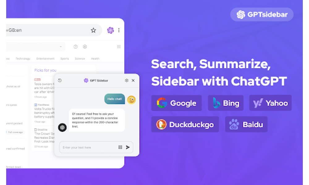 ChatGPT for Chrome Extension