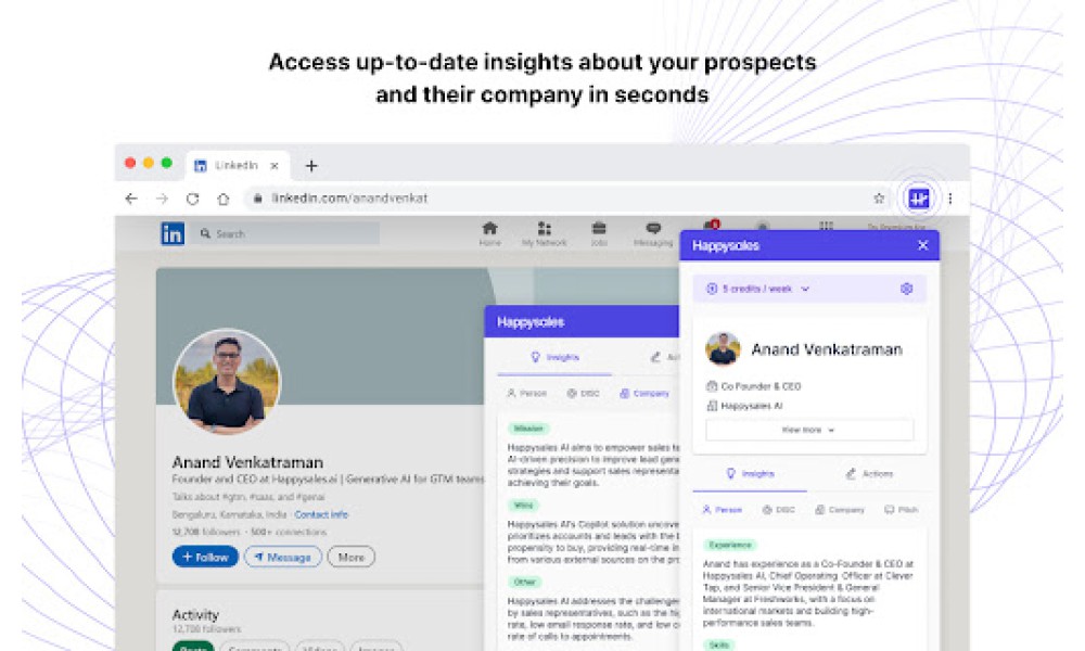 Happysales Chrome Extension
