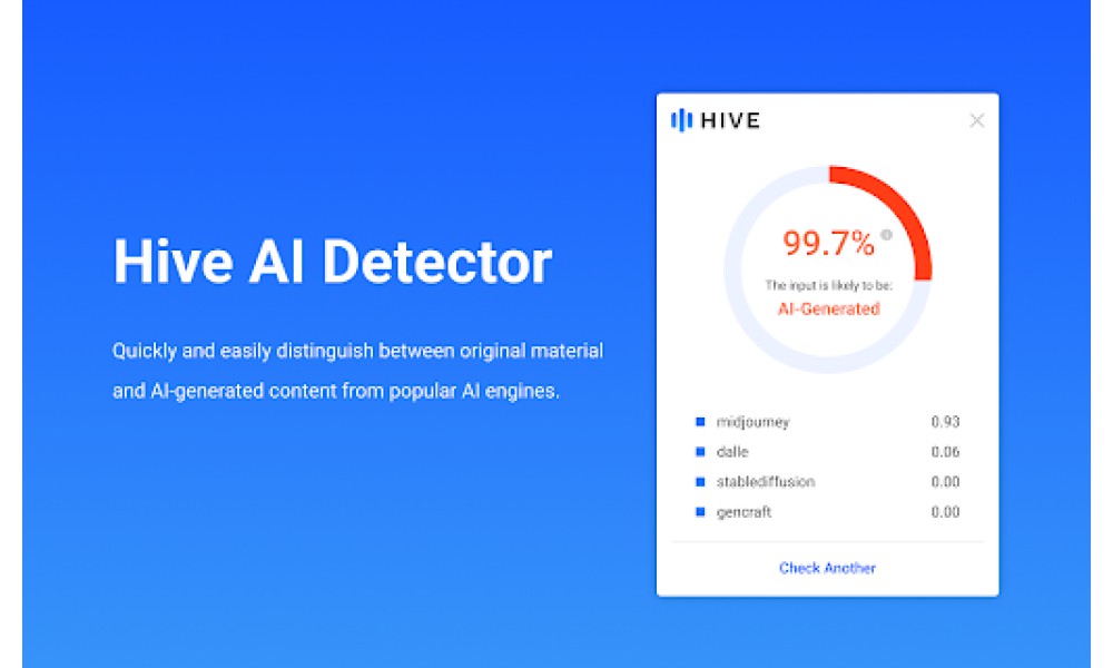 Hive AI Detector