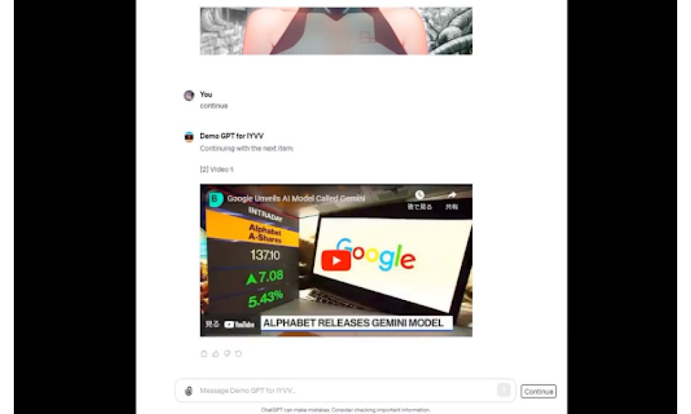 IYVV - Image and YouTube Video Viewer for GPTs