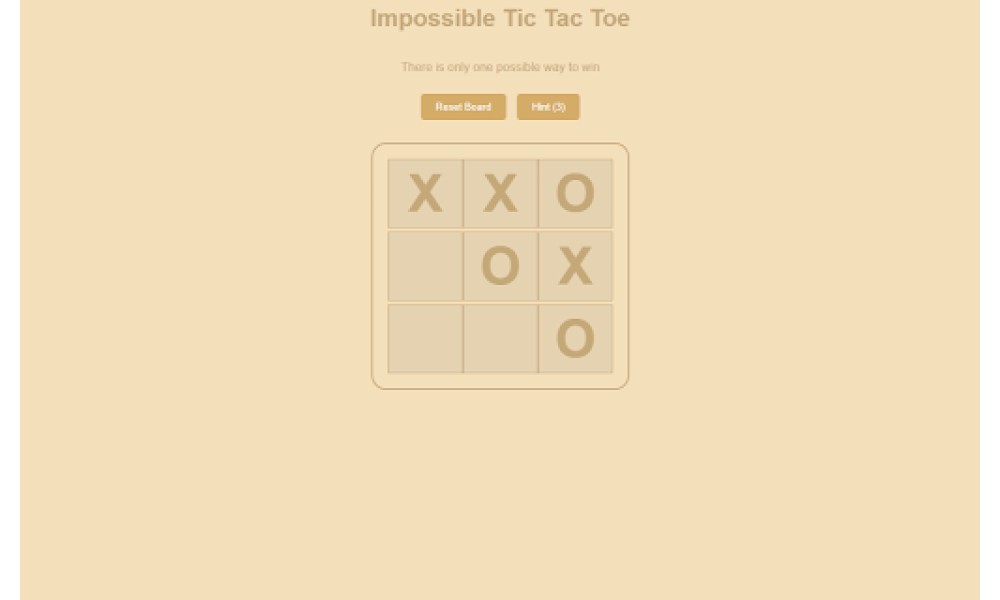 Tic Tac Toe Challenge