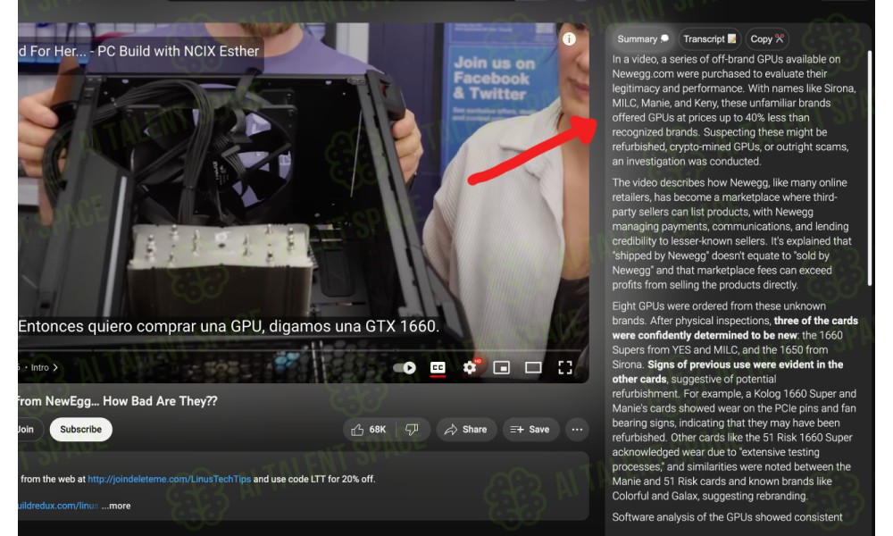 YouTube AI Summarizer - Image 1