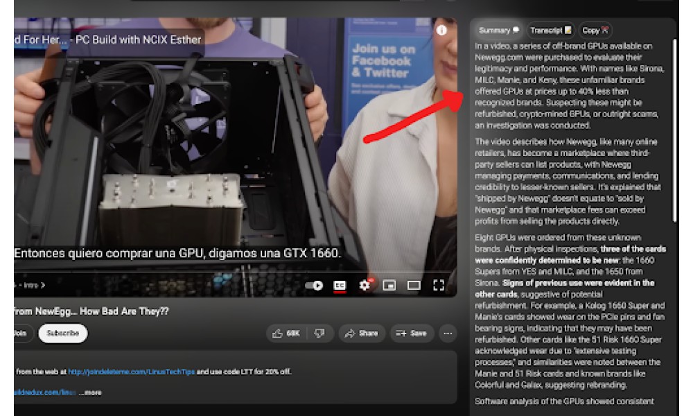 YouTube AI Summarizer