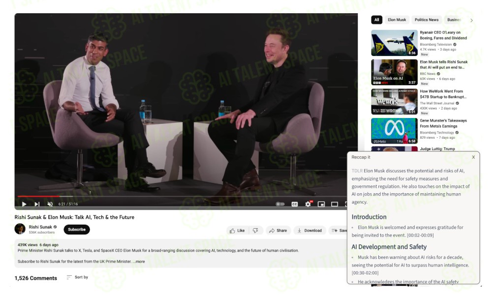 Reccap Chrome Extension - Image 1