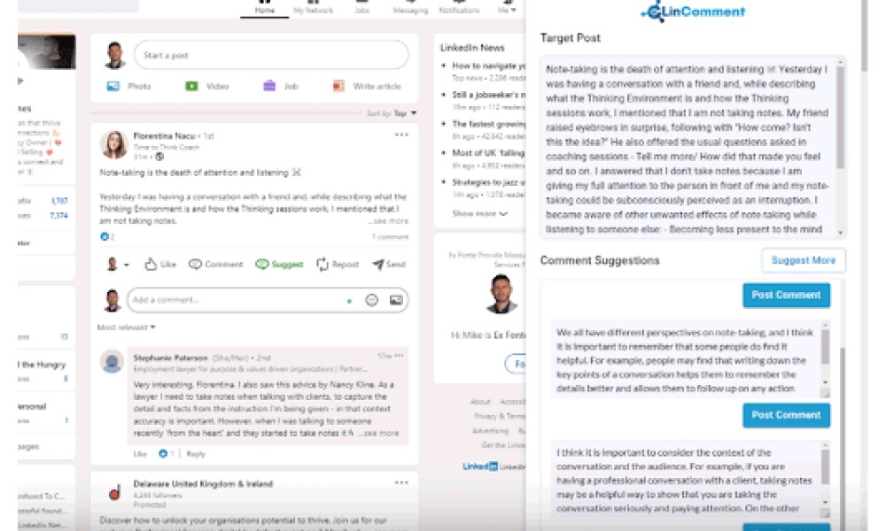 LinkedIn Comment Generator