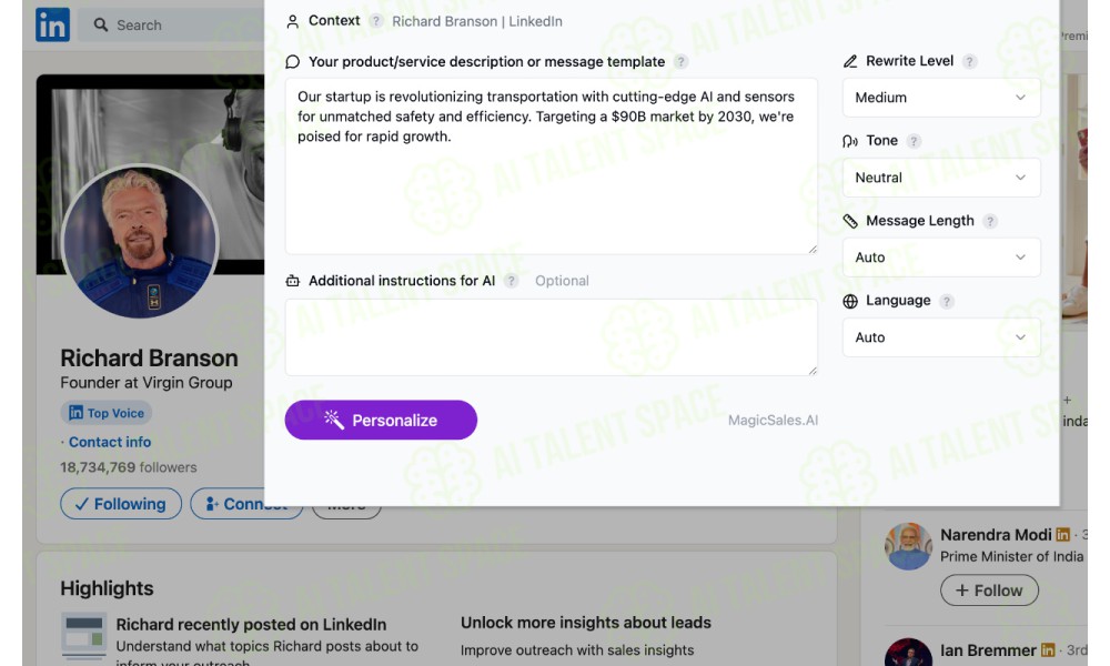 LinkedIn Message Assistant - Image 1