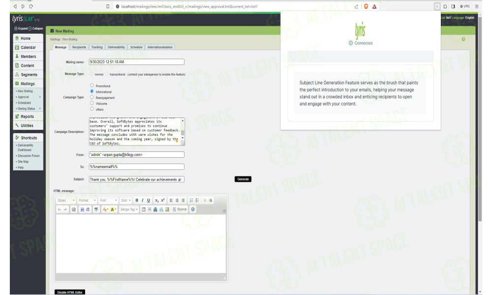 Lyris Listmanager Copilot - Image 1