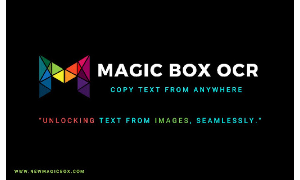Magic Box Google Chrome OCR