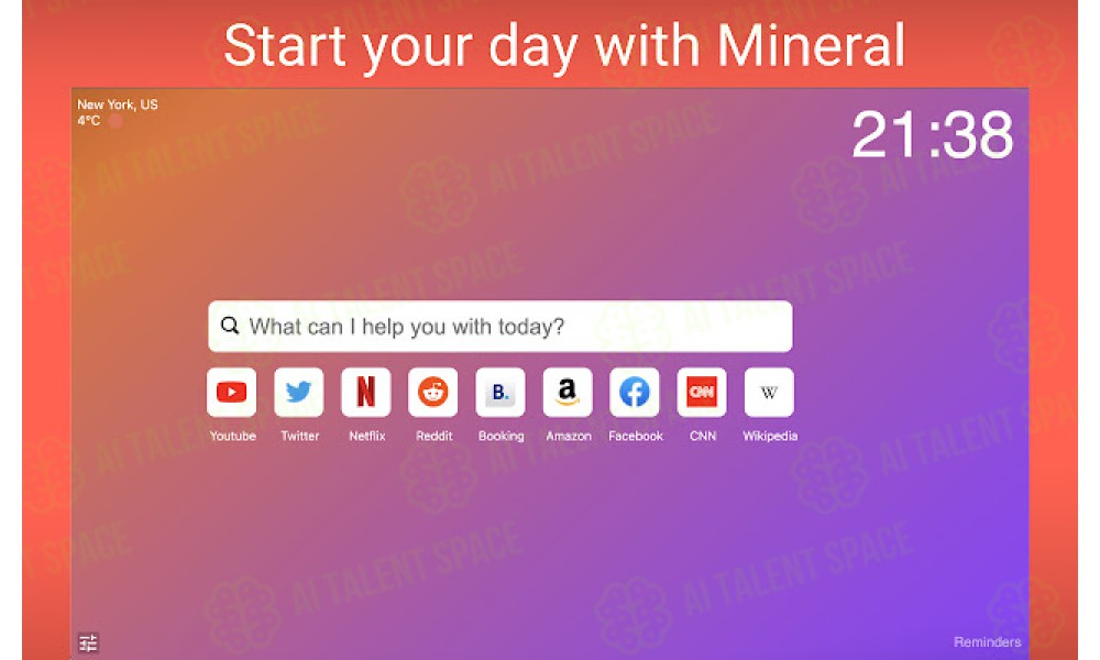 Mineral New Tab - Image 1