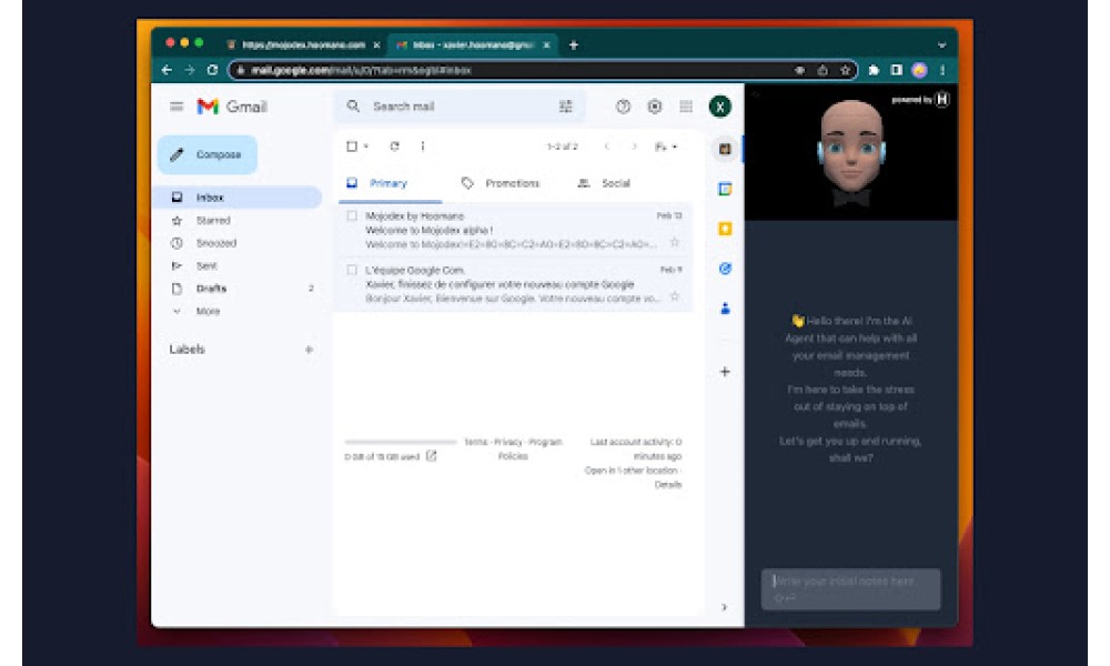 Mojodex Chrome Extension
