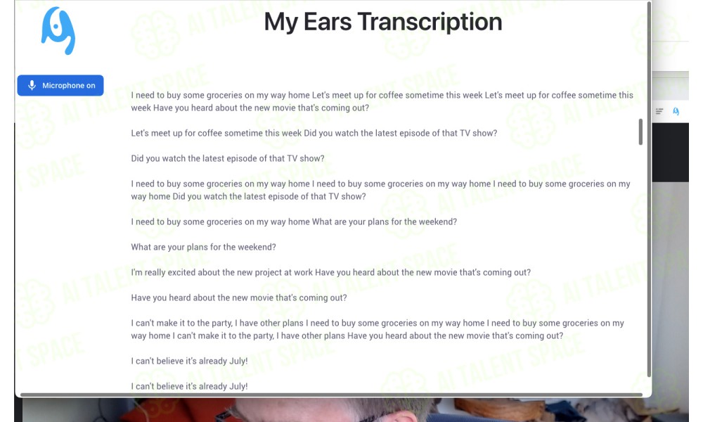 Tab Audio Transcription - Image 1