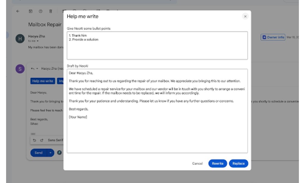 Neomanage Chrome Extension
