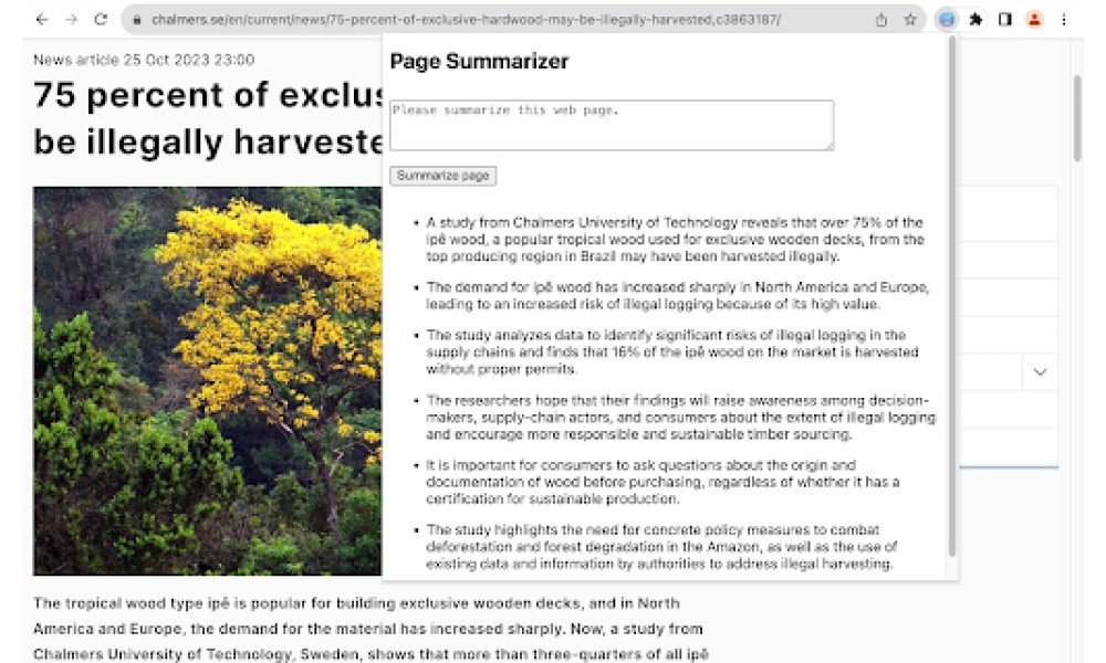 GPT Article Summarizer