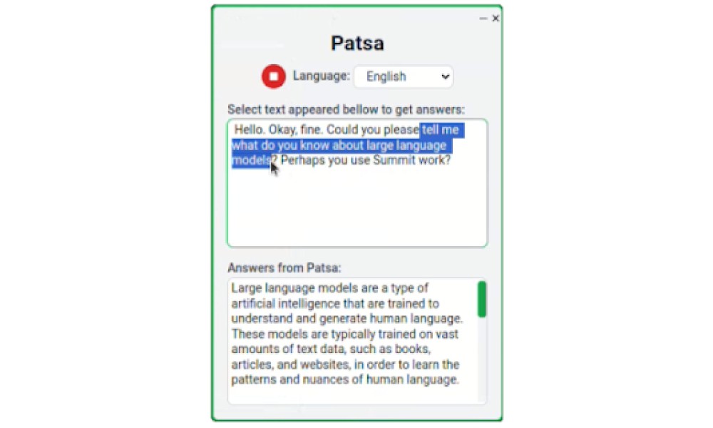 Patsa Extension