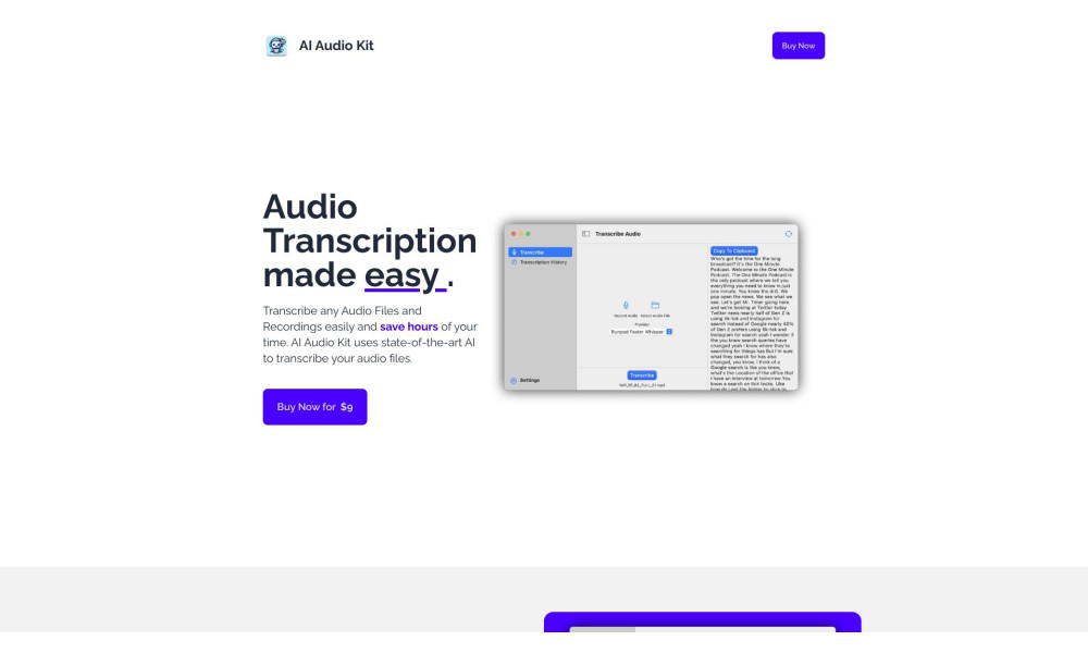 AI Audio Kit