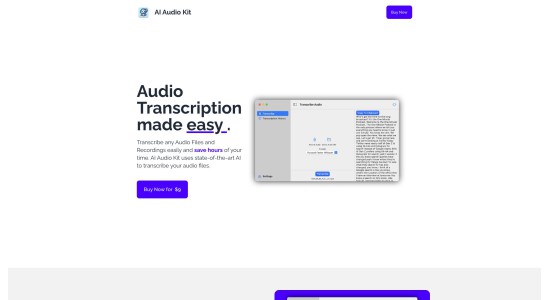 AI Audio Kit