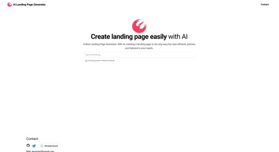 AI Landing Page Generator