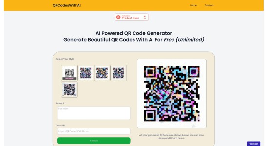 AI Powered QR Code Generator