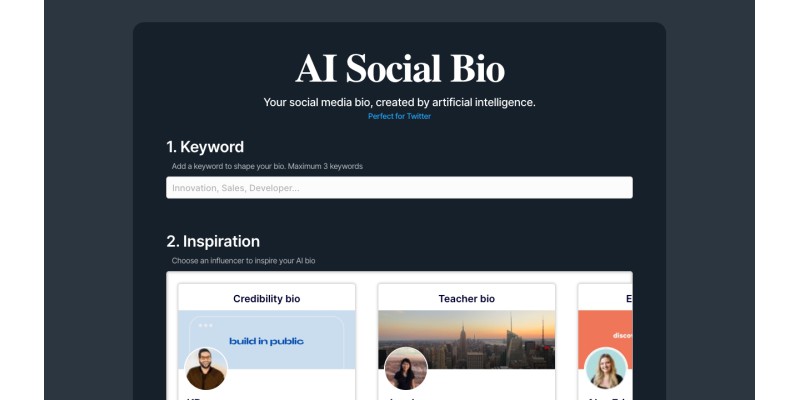 AI Social Bio