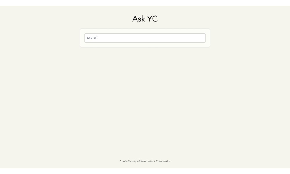 Ask YC