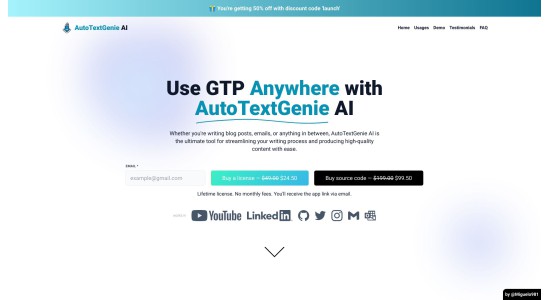 AutoTextGenie AI